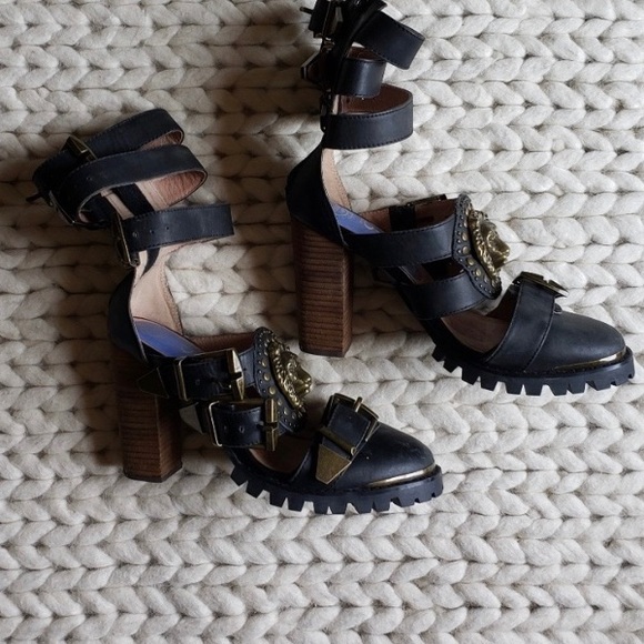 🔥🦁Jeffrey Campbell Mokai Lion heels - Picture 3 of 6